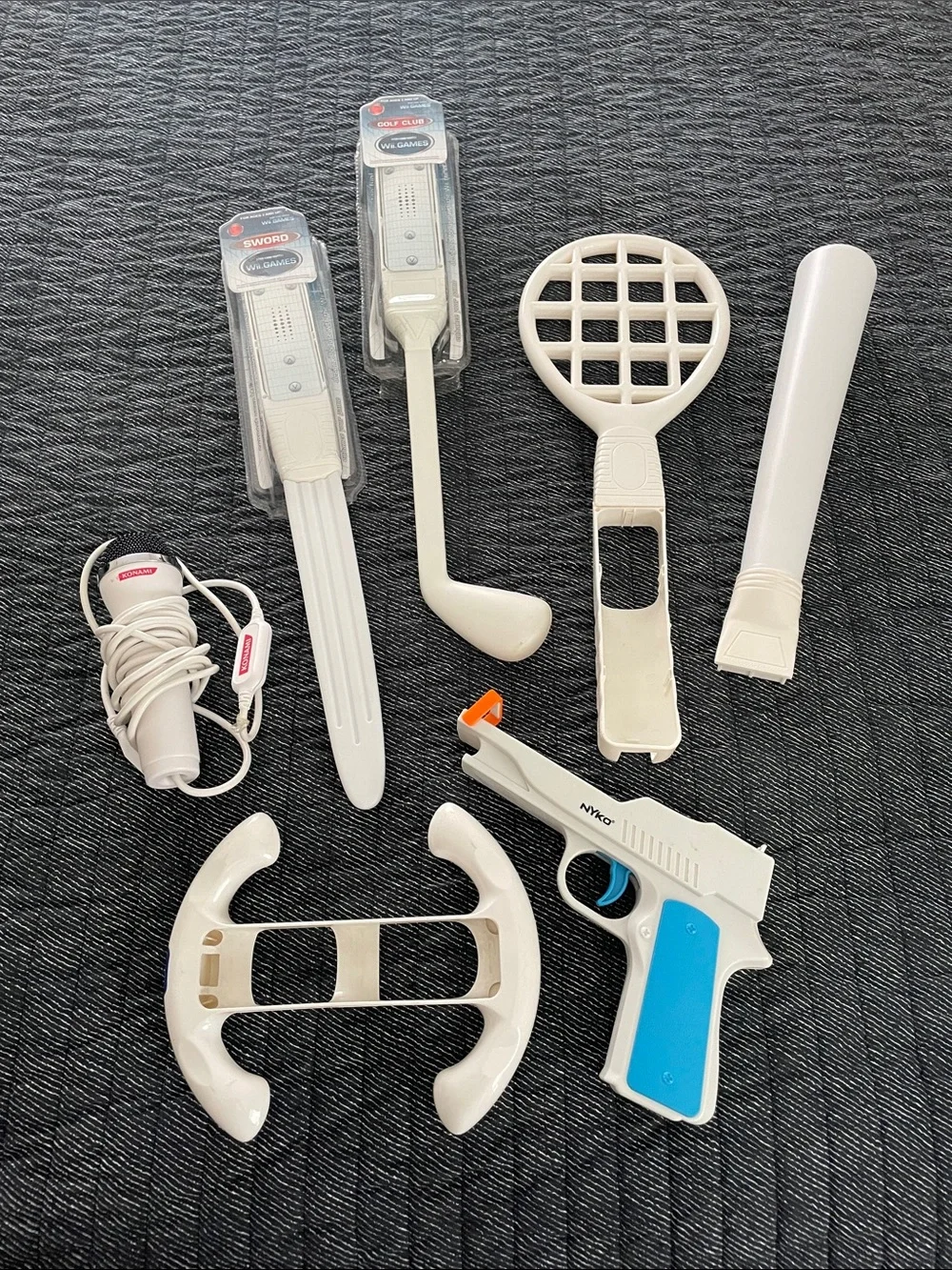 Wii-Style Sporty Action Controller Accessory Set 7 pieces